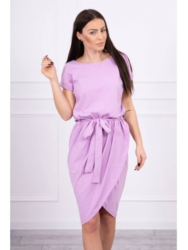 Violetinė suknelė MOD263