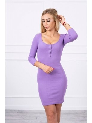 Violetinė suknelė MOD112