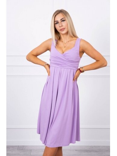 Violetinė suknelė MOD231
