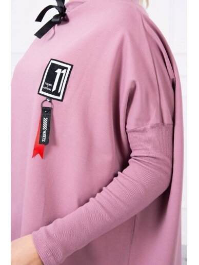 Tamsiai rožinės spalvos marškinėliai MOD450 4