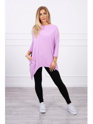 Violetinės spalvos marškinėliai MOD778 2