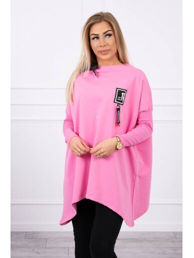 Šviesiai rožinės spalvos marškinėliai MOD450