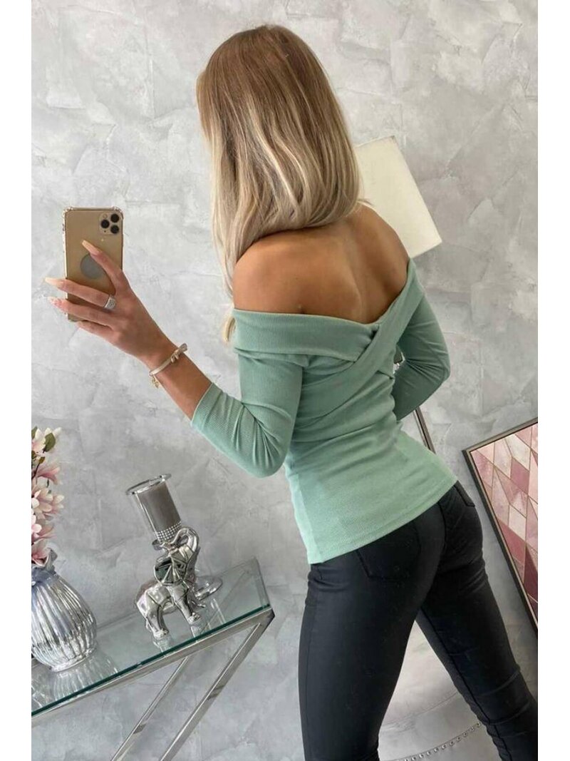 Tamsiai mėtinė palaidinė MOD849 GP 5 Tamsiai mėtinė palaidinė MOD849 GP 5