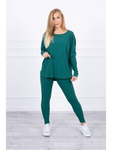 Žalias moteriškas kostiumėlis MOD1599