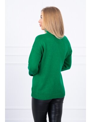 Šviesiai žalias megztinis MOD785