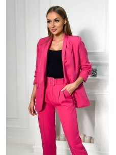 Rožinės spalvos moteriškas kostiumėlis KST0025