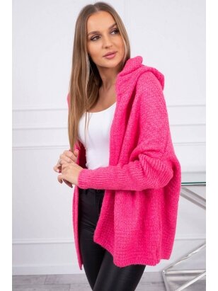 Rožinės spalvos megztinis MOD378