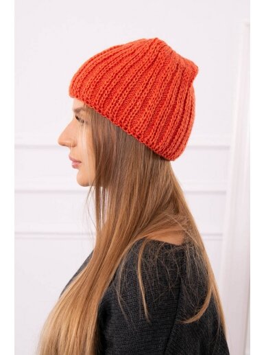 Oranžinės spalvos kepurė K345 1