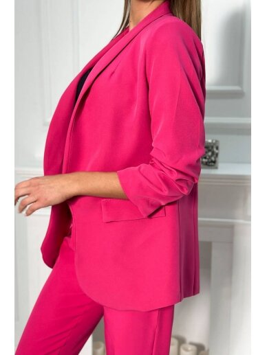 Rožinės spalvos moteriškas kostiumėlis KST0025 4