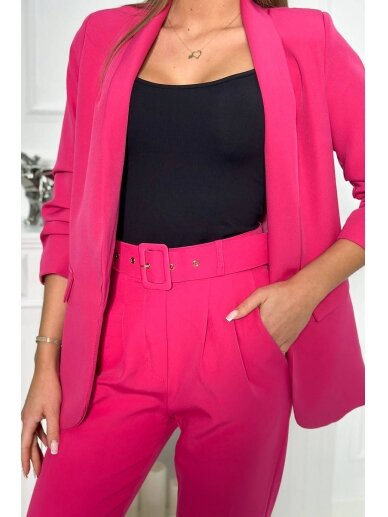Rožinės spalvos moteriškas kostiumėlis KST0025 5