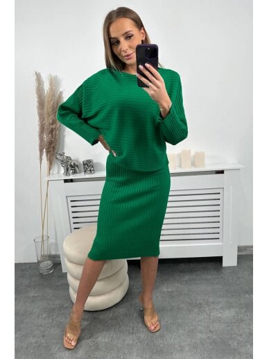 Žalias moteriškas kostiumėlis MOD2356 5