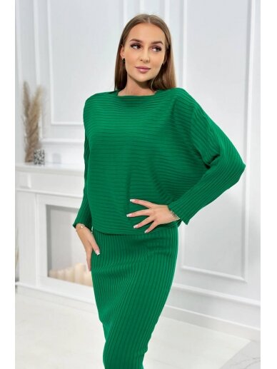 Žalias moteriškas kostiumėlis MOD2356 3