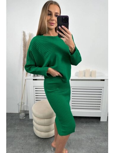 Žalias moteriškas kostiumėlis MOD2356 6