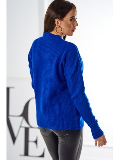 Mėlynos spalvos megztinis MGZ0032 1