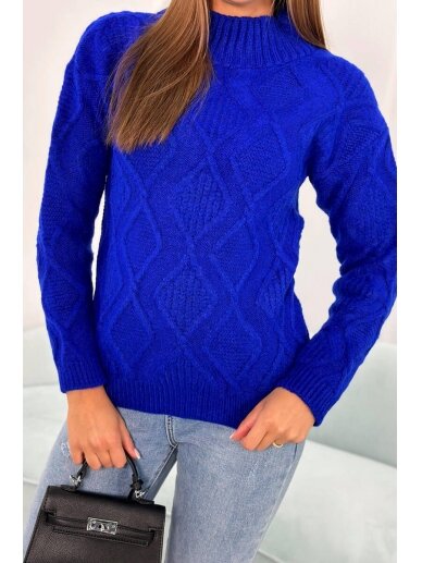 Mėlynos spalvos megztinis MGZ0018 2