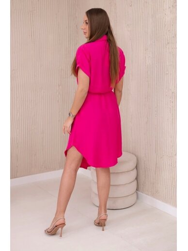 Rožinės spalvos suknelė SKN0037 2
