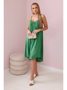 Žalios spalvos suknelė SKN0046