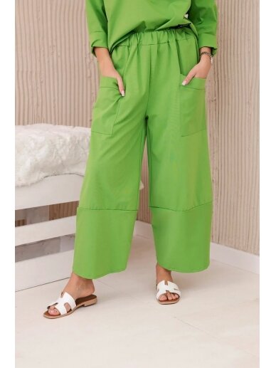 Žalios spalvos moteriškas kostiumėlis KST0016 4