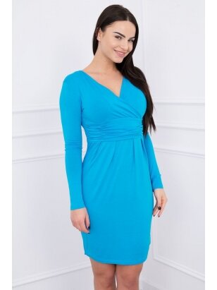 Mėlyna suknelė MOD344