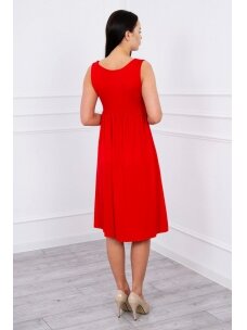 Raudona suknelė MOD231