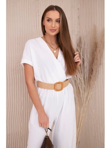 Baltos spalvos kombinezonas KMBZ0001 GP