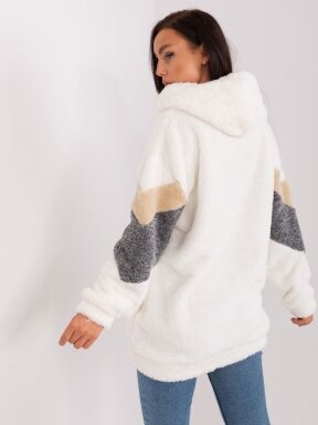 Nebalintos drobės spalvos džemperis MOD2364