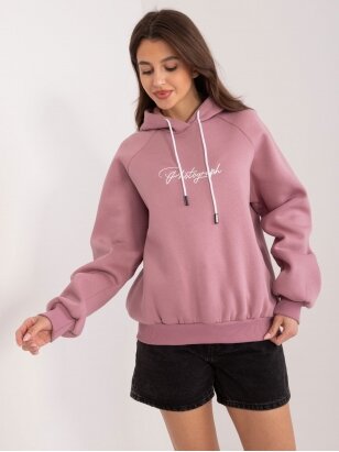 Tamsiai rožinės spalvos džemperis DZM0011