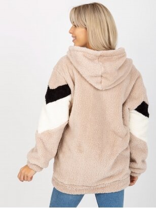Smėlinės spalvos džemperis MOD2364