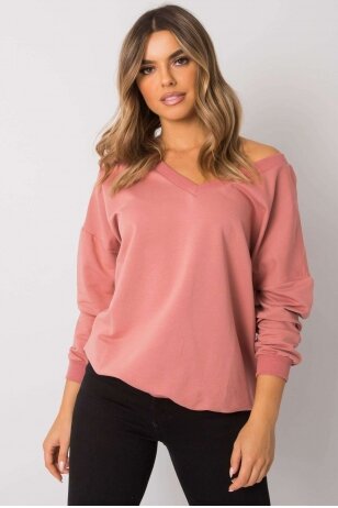 Tamsiai rožinės spalvos džemperis MOD1188