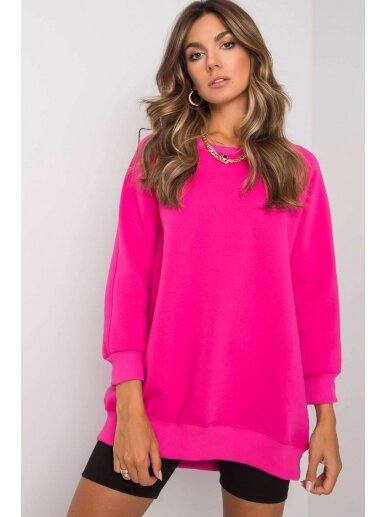 Rožinės spalvos džemperis MOD1186