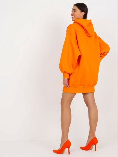 Oranžinės spalvos džemperis MOD2173 4