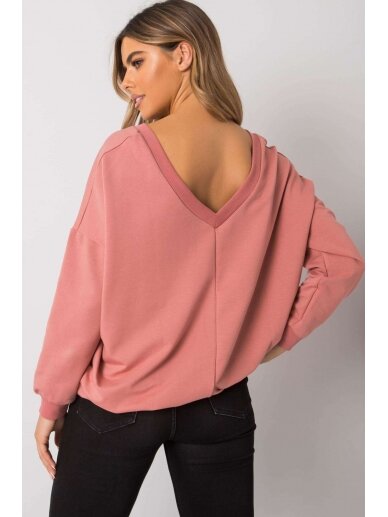 Tamsiai rožinės spalvos džemperis MOD1188 2