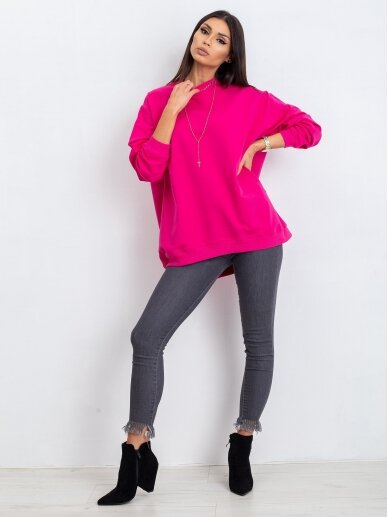 Rožinės spalvos džemperis MOD2268 3