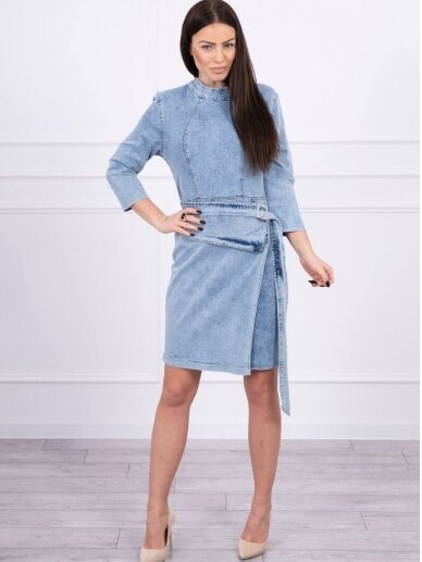 Džinsinė suknelė MOD557 GP Džinsinė suknelė MOD557 GP