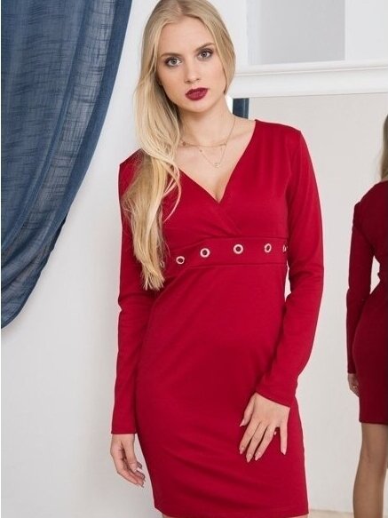 Kaštoninė suknelė MOD340 GP Kaštoninė suknelė MOD340 GP