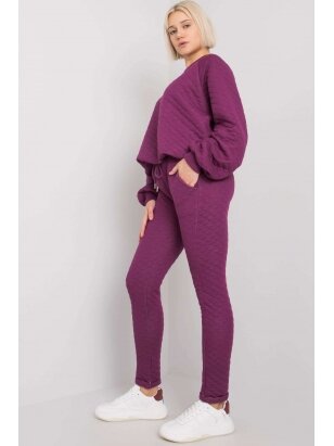 Violetinės spalvos sportinis kostiumas MOD1669