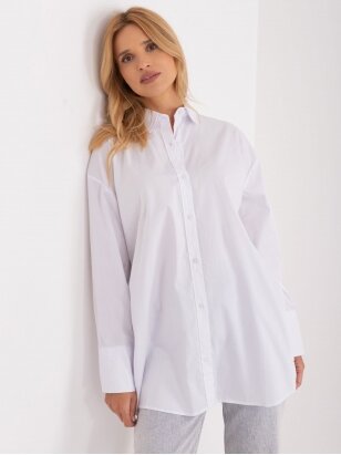 Baltos spalvos marškiniai MRSK0016