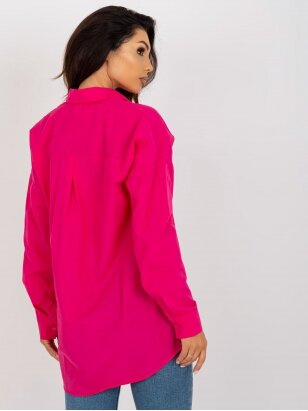 Rožinės spalvos marškiniai MOD2290