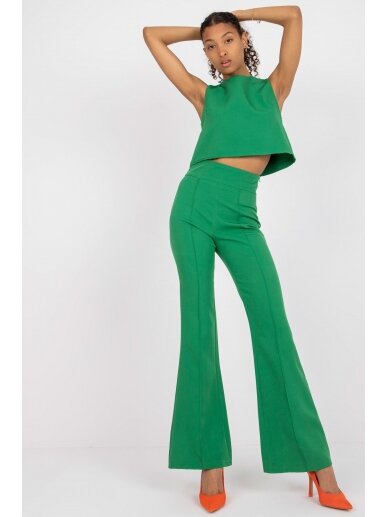 Žalias moteriškas kostiumėlis MOD1890 2