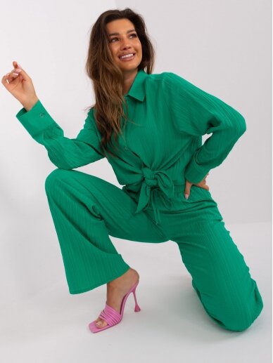 Žalias moteriškas kostiumėlis MOD2323 2