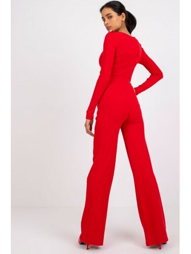 Raudonas moteriškas kostiumėlis MOD1851 1