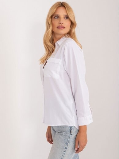 Baltos spalvos marškiniai MRSK0004 2