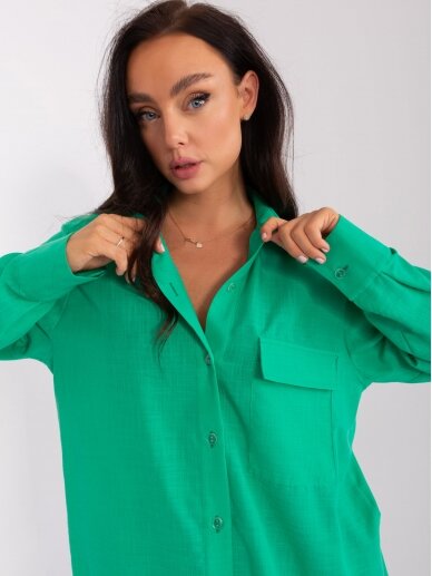 Žalios spalvos marškiniai MOD2370 3