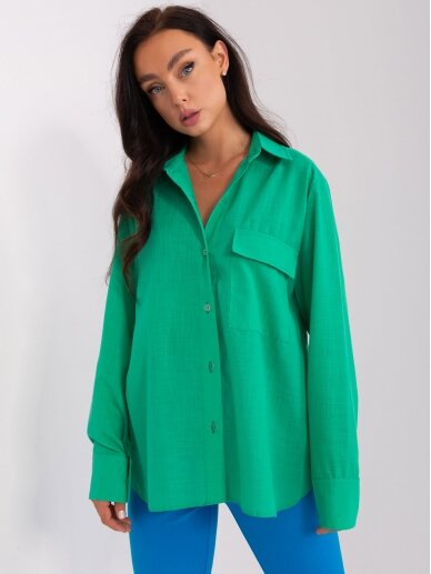 Žalios spalvos marškiniai MOD2370