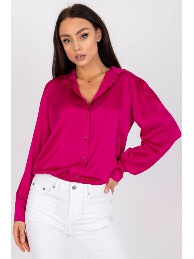 Rožinės spalvos marškiniai MOD1763