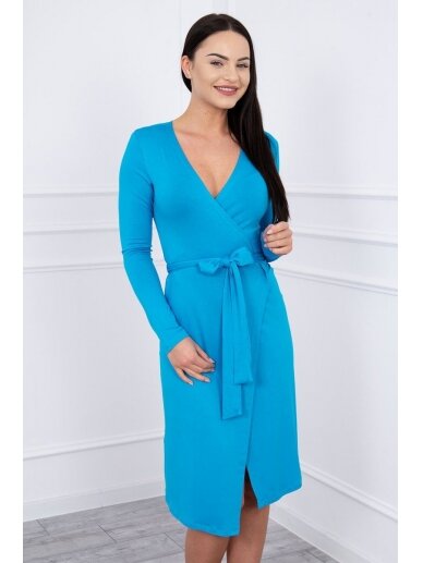 Mėlyna suknelė MOD341