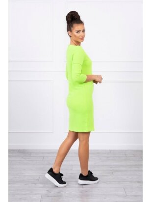 Neoninė žalia suknelė MOD017