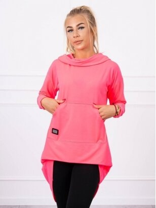 Neoninės rožinės spalvos marškinėliai MOD755 GP