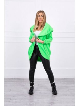 Neoninės žalios spalvos džemperis MOD761