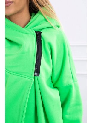 Neoninės žalios spalvos džemperis MOD761
